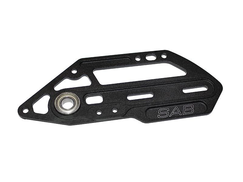 ALUMINUM TAIL SIDE PLATE BLACK MATTE (H0359BM-S)