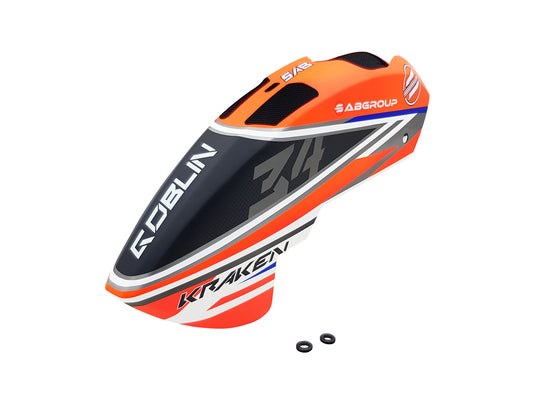 KRAKEN 580 NITRO 油动 头罩 橘/蓝 (H2105-S)