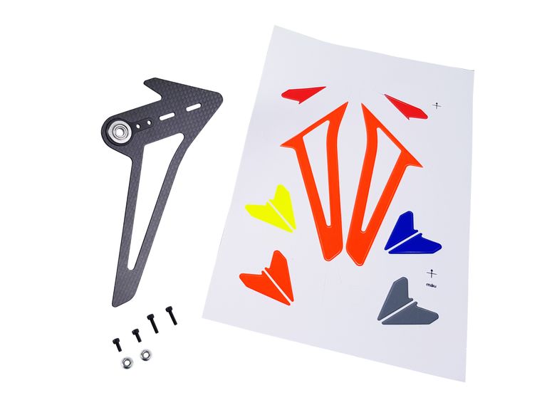 CARBON FIBER TAIL FIN MINI GENESIS (H2211-S)
