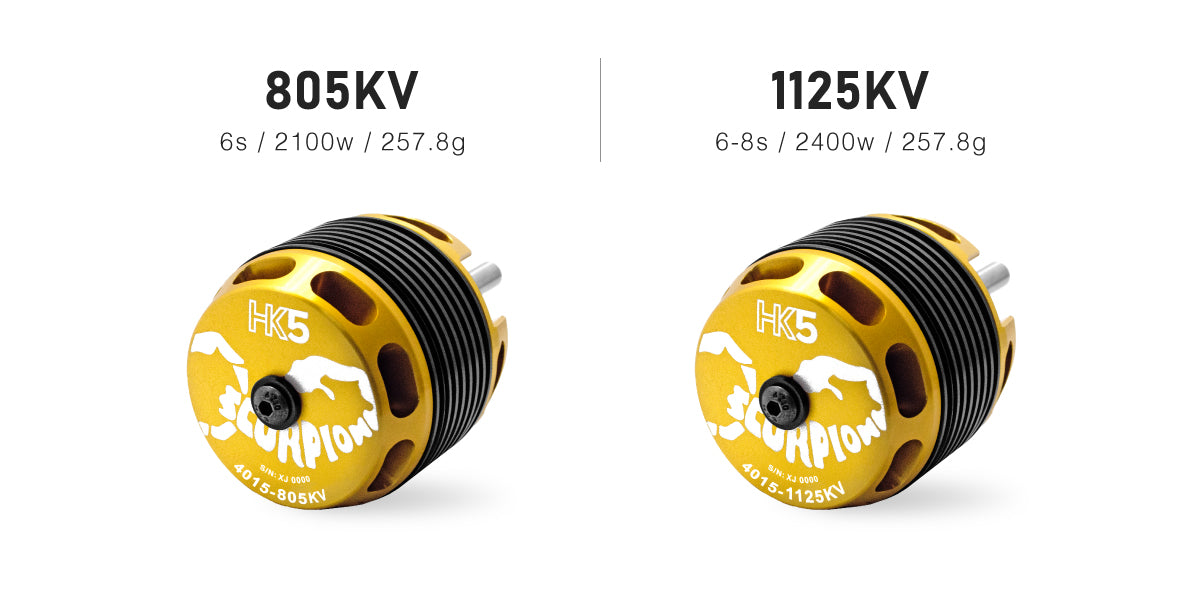 SCORPION HK5-4015-805/1125KV MOTORS (HK5-4015)