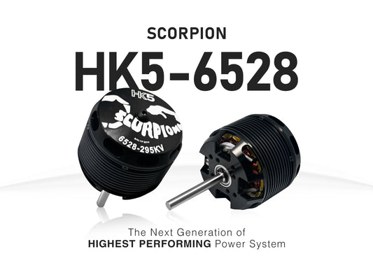 SCORPION HK5-6528-295/395KV MOTORS (HK5-6528)