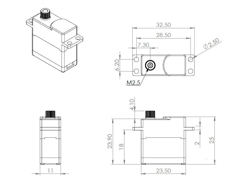 MKS HV6150H SERVO (HV6150H)