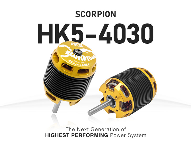 SCORPION HK5-4030-1005/715/565/475/355KV MOTORS (HK5-4030)