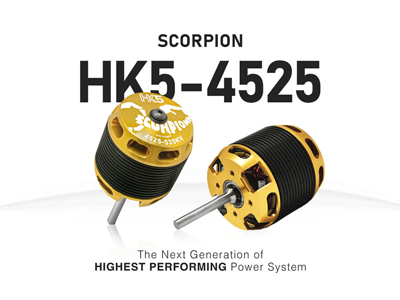 SCORPION HK5-4525-535/365KV MOTORS (HK5-4525)