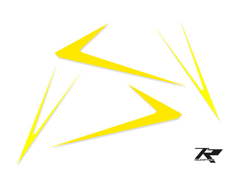 STICKER TRON 5.8 YELLOW (TR588-002)
