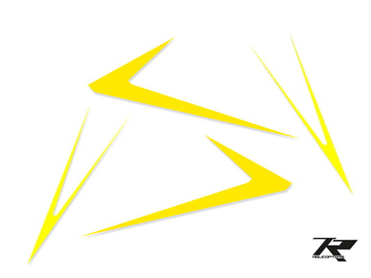 STICKER TRON 5.8 YELLOW (TR588-002)