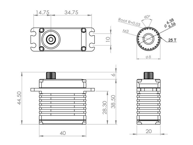 MKS HBL3850-DRONECAN SERVO (HBL3850-DRONECAN)