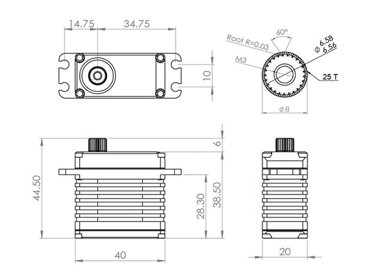MKS HBL3850-DRONECAN SERVO (HBL3850-DRONECAN)