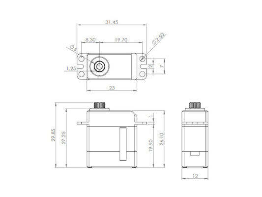 MKS DS95 MICRO SERVO (S0017001)