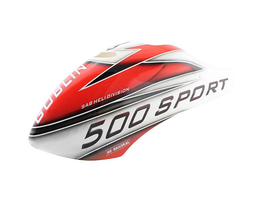 GOBLIN 500 SPORT 头罩 白/红 (H0625-S)
