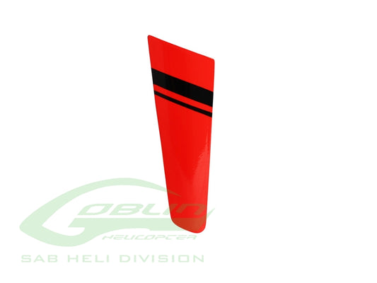 MINI COMET TAIL FIN RED (H0923-S)