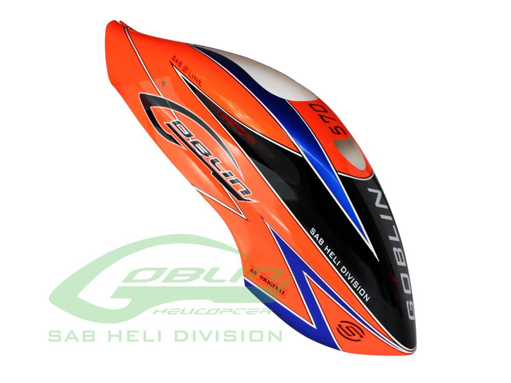 GOBLIN 570 SPORT 头罩 橘 (H0965-S)
