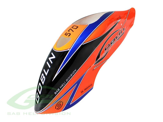 GOBLIN 570 SPORT 头罩 橘 (H0965-S)