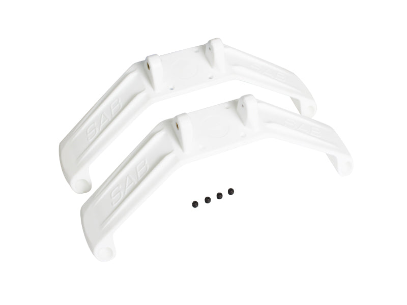 PLASTIC LANDING GEAR WHITE (H1226-W-S)
