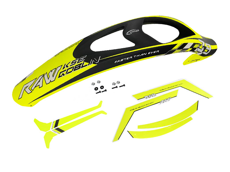 RAW KSE YELLOW CANOPY WITH STICKERS (H1520-S)