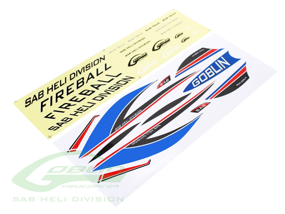 STICKER FIREBALL BLUE (HA068-S)