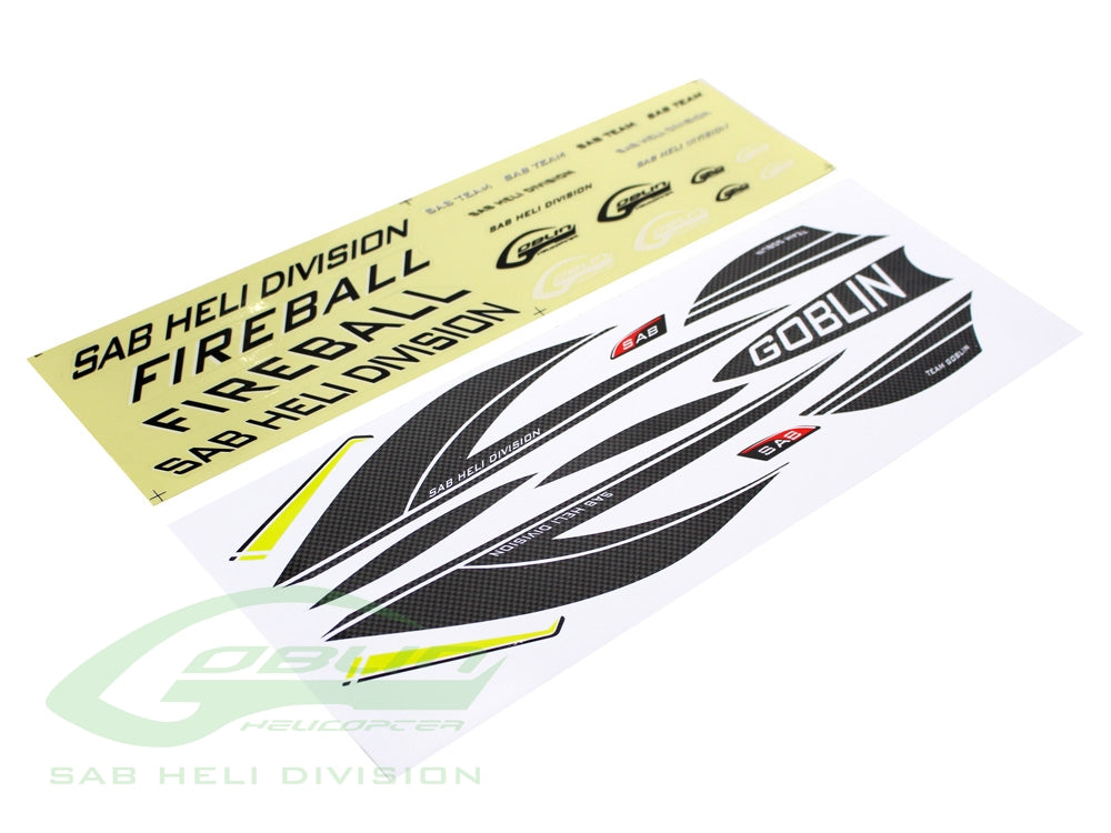 STICKER FIREBALL BLACK (HA069-S)