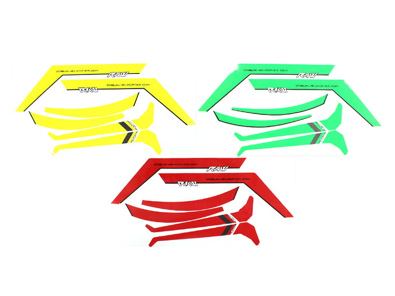 RAW STICKER YELLOW/RED/GREEN (HA085-S)