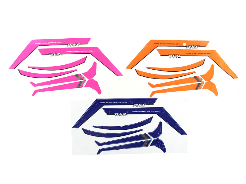 RAW STICKER PINK/BLUE/ORANGE (HA088-S)