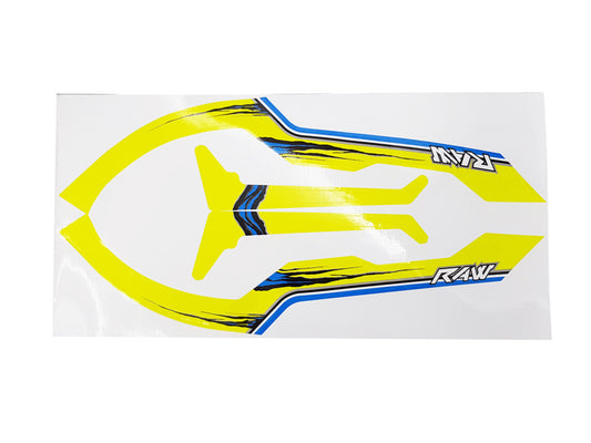 STICKER RAW 420 STICKER YELLOW (HA094-S)