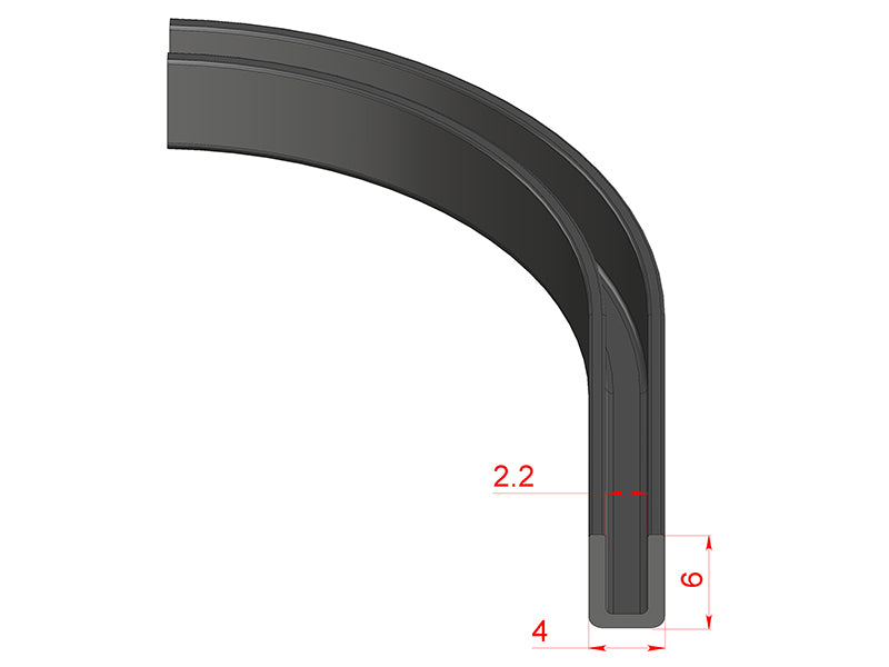 FRAME EDGE RUBBER PROTECTOR (HA114-S)