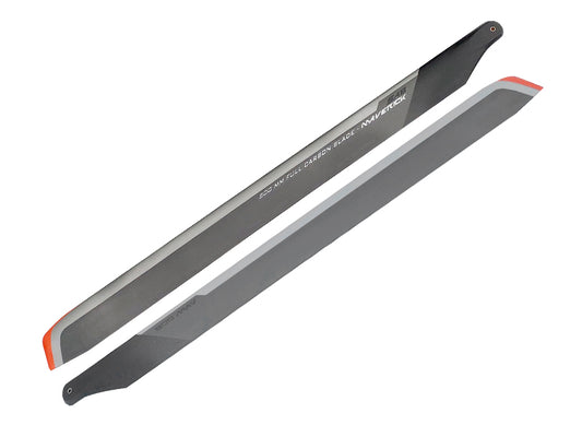 MAVERICK CARBON FIBER MAIN BLADES 800MM (MAV800)