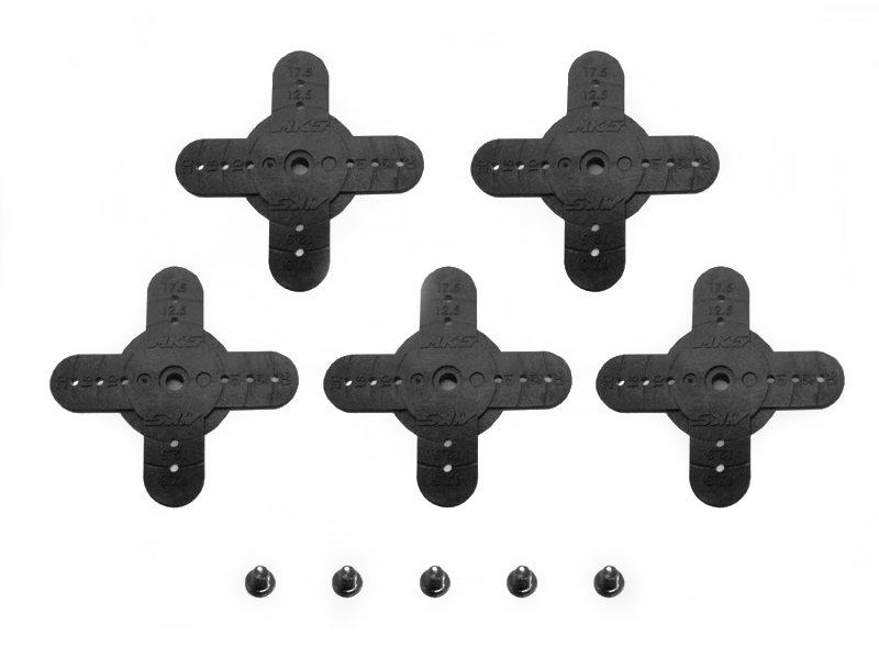 MKS PLASTIC 8MM X8 CROSS HORN PACK (O0002015-1)