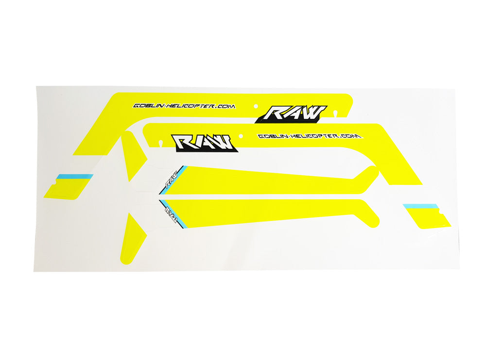 RAW 500 STICKER SET YELLOW (H1939-S)