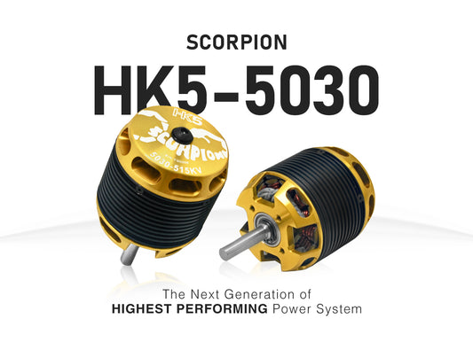 SCORPION HK5-5030-385/465/515KV MOTORS (HK5-5030)