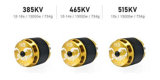 SCORPION HK5-5030-385/465/515KV MOTORS (HK5-5030)