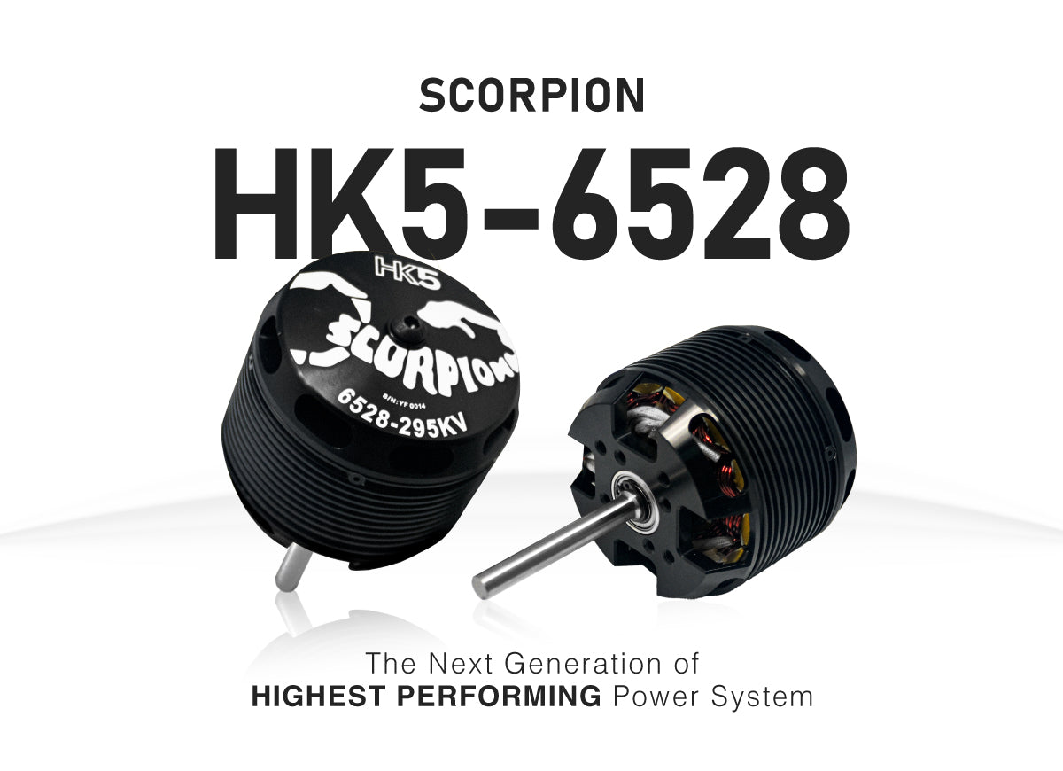 SCORPION HK5-6528-295/395KV MOTORS (HK5-6528)