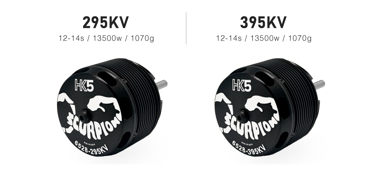 SCORPION HK5-6528-295/395KV MOTORS (HK5-6528)