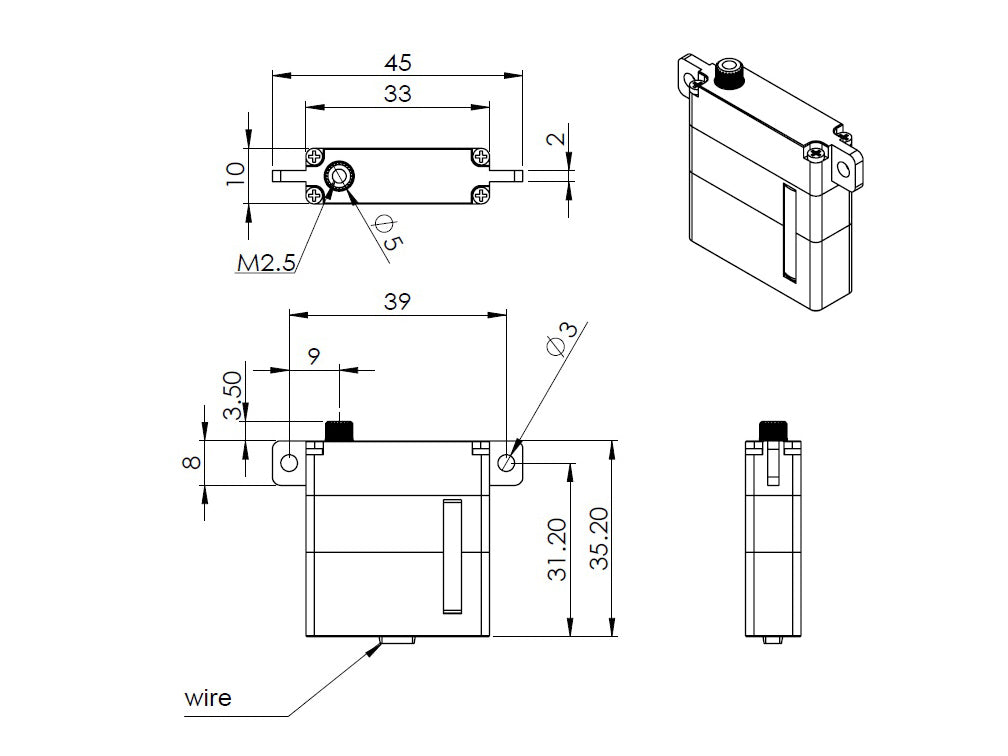 MKS HV6160-DRONECAN SERVO (HV6160-DRONECAN)
