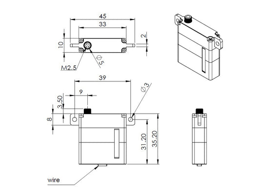 MKS HV6160-DRONECAN SERVO (HV6160-DRONECAN)