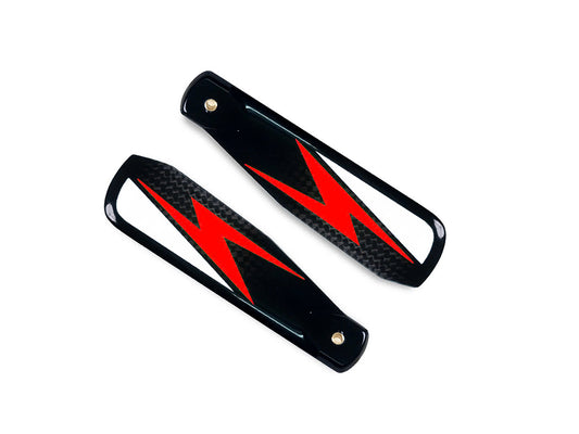 VULCAN ROTOR PRECISION TAIL BLADES 110MM RED (VTB-110R)