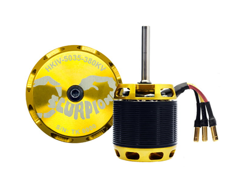 SCORPION HKIV-5035-380KV 8MM 55MM MOTOR (HKIV-5035-380)