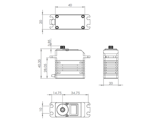 MKS HBL960 BRUSHLESS SERVO (S0010012)