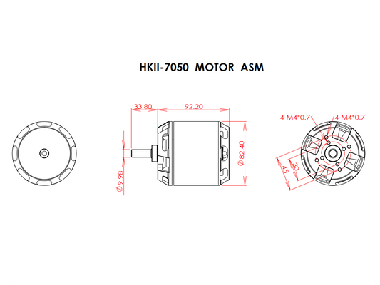 SCORPION HKII-7050-330KV MOTOR (HKII-7050-330)